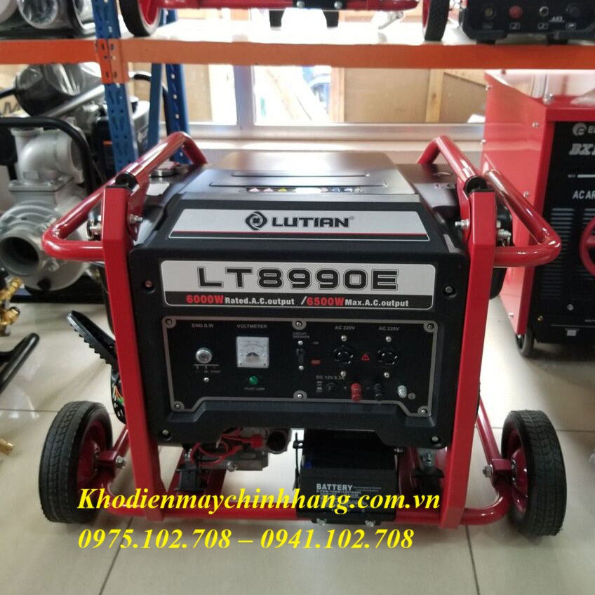 Máy Phát Điện Chạy Xăng 6.5Kw Lutian LT-8990E