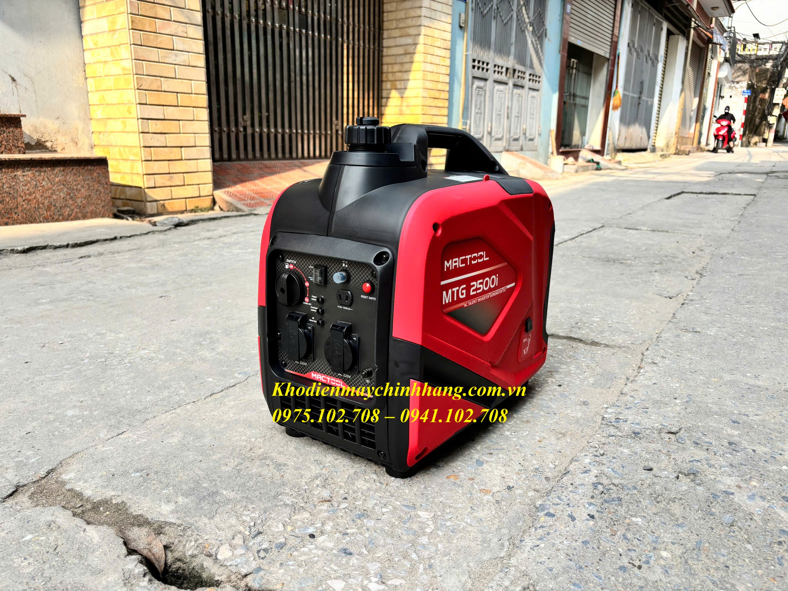 Máy Phát Điện Chạy Xăng Inverter 2.0Kw Mactool MTG-2500i